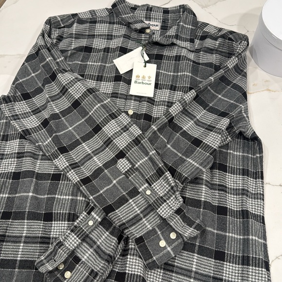 Barbour Deltan Plaid Button-Up Shirt - Picture 12 of 15